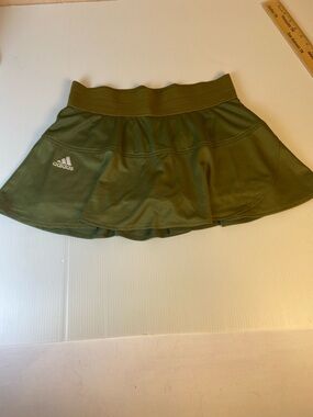 Adidas HEAT.RDY Golf Skort Size Medium Olive Green Athletic Performance